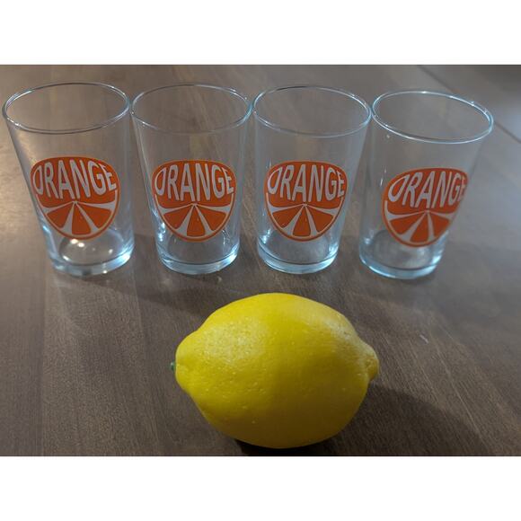 Set of 4 VINTAGE 1970s ARC International Luminaric Conique Juice Glasses 7oz - Picture 6 of 8